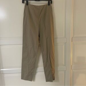 New! Paule Ka Straight Leg Pants Beige Tan NWT 30163